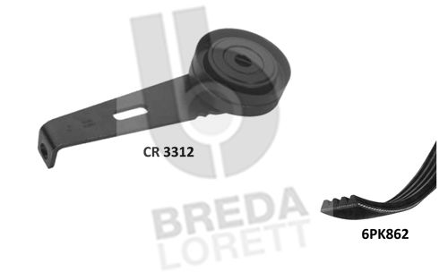 BREDA LORETT Moniurahihnasarja KCA0040